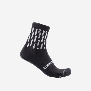 Castelli AERO PRO W 9 CM Socken Damen Schwarz | 19780-SOLK