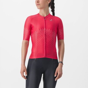 Castelli AERO PRO W Trikot Damen Rot | 32518-FDVA