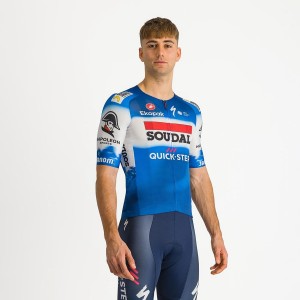 Castelli AERO RACE 7.0 Trikot Herren Blau Weiß | 46358-UZIB