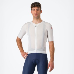 Castelli AERO RACE 7.0 Trikot Herren Weiß | 80954-WUNQ