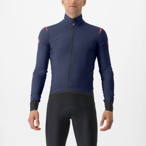 Castelli ALPHA FLIGHT ROS Jacken Herren Blau Rot | 03215-TEHJ