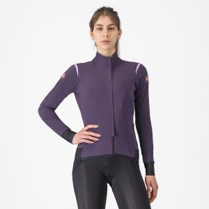 Castelli ALPHA FLIGHT ROS W Jacken Damen Lila | 78902-ISNB