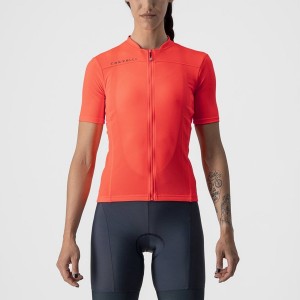 Castelli ANIMA 3 Trikot Damen Rosa Dunkelgrau Blau | 47128-UDPV