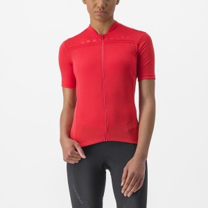 Castelli ANIMA 4 Trikot Damen Rot | 20176-STED