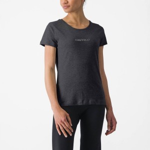 Castelli CASTELLI CLASSICO W TEE Casual Damen Schwarz | 89201-KIAJ