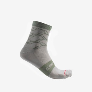 Castelli CLIMBER'S 3.0 12 CM Socken Damen Grau | 18546-ETIC