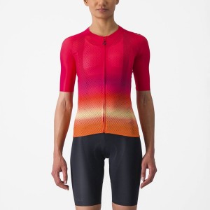 Castelli CLIMBER'S 4.0 W Trikot Damen Rosa | 59472-MOFX