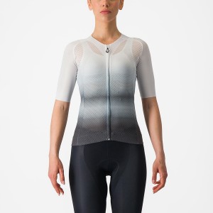 Castelli CLIMBER'S 4.0 W Trikot Damen Weiß Dunkelgrau | 51304-HXGO