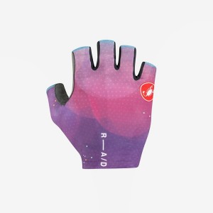 Castelli COMPETIZIONE 2 Handschuhe Herren Mehrfarbig Lila | 71490-HJEN