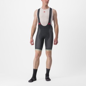 Castelli COMPETIZIONE KIT Shorts Mit Latz Herren Schwarz Grün | 90845-IJAO