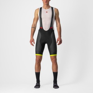 Castelli COMPETIZIONE KIT Shorts Mit Latz Herren Schwarz Hellgrün | 35028-IKYG