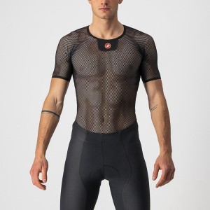 Castelli CORE MESH 3 SS Grundschicht Herren Schwarz | 76541-SCXD