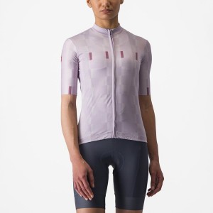 Castelli DIMENSIONE Trikot Damen Lila Weiß Tiefeslila | 13405-ECRD