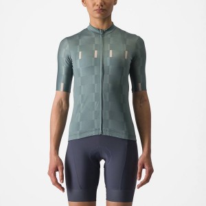 Castelli DIMENSIONE Trikot Damen Türkis | 76025-AJYB