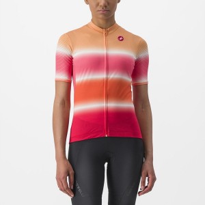 Castelli DOLCE Trikot Damen Orange | 96150-THBJ