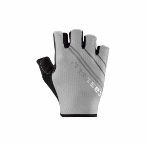 Castelli DOLCISSIMA 2 W Handschuhe Damen Weiß Dunkelgrau Silber Grau | 15962-EXVI