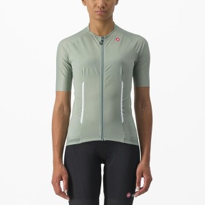 Castelli ENDURANCE W Trikot Damen Grün | 86132-EHJC