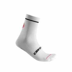 Castelli ENTRATA 13 Socken Herren Weiß | 82639-GOFW