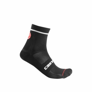 Castelli ENTRATA 9 Socken Herren Schwarz | 12857-ZFEW