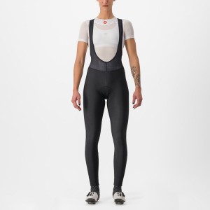 Castelli ENTRATA W Strumpfhose Mit Latz Damen Schwarz | 01694-VGDQ