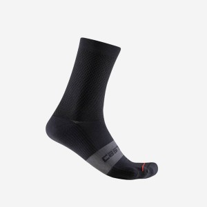 Castelli ESPRESSO 15 Socken Herren Schwarz | 78520-SNBJ