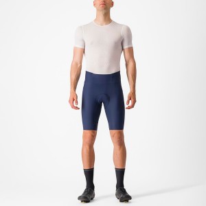 Castelli ESPRESSO Kurze Hose Herren Blau | 18647-DBMQ