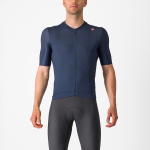 Castelli ESPRESSO Trikot Herren Blau Silber | 65130-SQTK