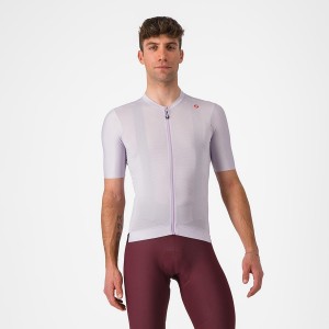 Castelli ESPRESSO Trikot Herren Lila Weiß Dunkelgrau | 14728-TFPB