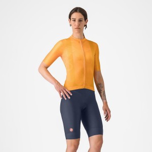 Castelli ESPRESSO W DT Shorts Mit Latz Damen Blau | 30278-JSWT