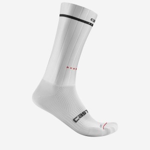 Castelli FAST FEET 2 Socken Herren Weiß | 12074-JCON