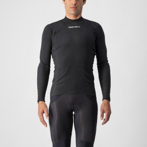 Castelli FLANDERS WARM LONG SLEEVE Grundschicht Herren Schwarz | 72308-PXMZ