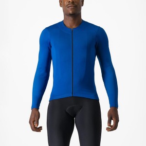 Castelli FLY LS Trikot Herren Blau | 76802-MSYZ