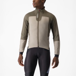 Castelli FLY THERMAL Jacken Herren Grün | 14769-OQUC