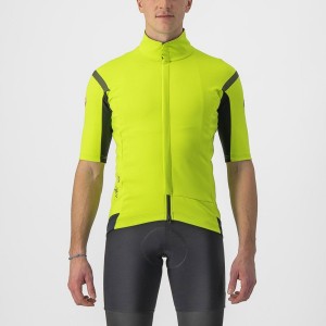 Castelli GABBA RoS 2 Jacken Herren Hellgrün Dunkelgrau | 92407-DPZE