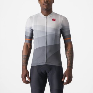 Castelli ORIZZONTE Trikot Herren Dunkelgrau Silber Grau | 95421-ECJV