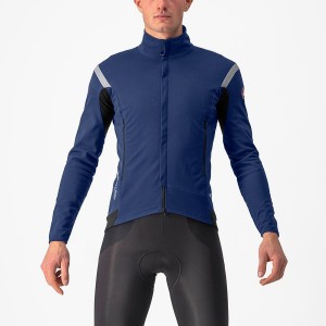 Castelli PERFETTO RoS 2 Jacken Herren Blau Silber | 60912-KOAC