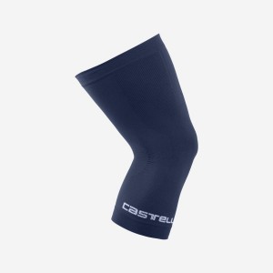 Castelli PRO SEAMLESS KNEE WARMER Beinwärmer Damen Blau | 47392-LFKG