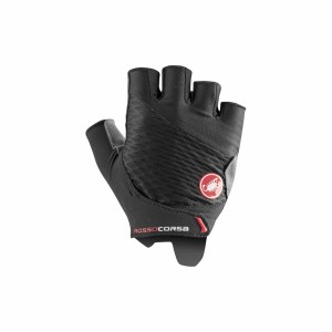 Castelli ROSSO CORSA 2 W Handschuhe Damen Schwarz | 75801-YWLI