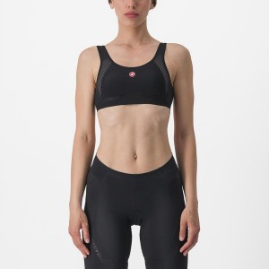 Castelli ROSSO CORSA BRA Grundschicht Damen Schwarz | 95023-IEPW