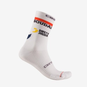 Castelli ROSSO CORSA PRO 15 Socken Herren Weiß | 25968-AWKH