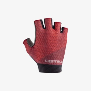 Castelli ROUBAIX GEL 2 Handschuhe Damen Rot | 28451-GVZS