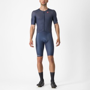 Castelli SANREMO BTW Speedsuit Herren Blau | 14827-SQRI