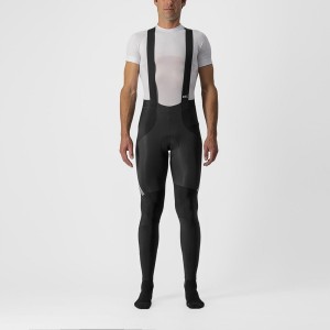 Castelli SORPASSO RoS Strumpfhose Mit Latz Herren Schwarz Silber | 36401-XZMP