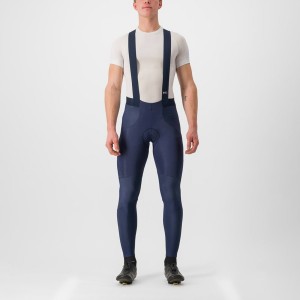 Castelli SORPASSO RoS Strumpfhose Mit Latz Herren Blau | 82709-STPW