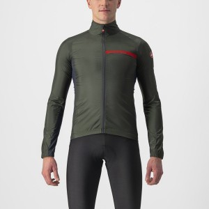 Castelli SQUADRA STRETCH Schutz Herren Grün Dunkelgrau | 28791-UMWO