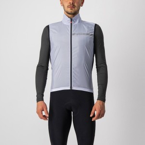 Castelli SQUADRA STRETCH Weste Herren Silber Grau Dunkelgrau | 15238-OVPT