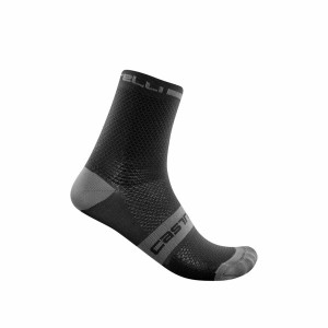 Castelli SUPERLEGGERA T 12 Socken Herren Schwarz | 01984-JYVN