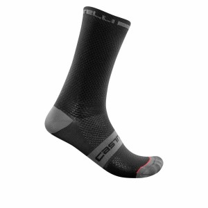 Castelli SUPERLEGGERA T 18 Socken Herren Schwarz | 35908-NTVA