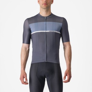 Castelli TRADIZIONE Trikot Herren Blau Hellgrau Blau | 69875-AMVX