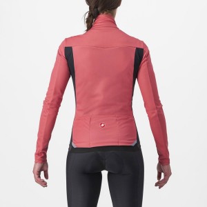 Castelli TRANSITION 2 W Jacken Damen Rot Schwarz | 93045-BIGJ